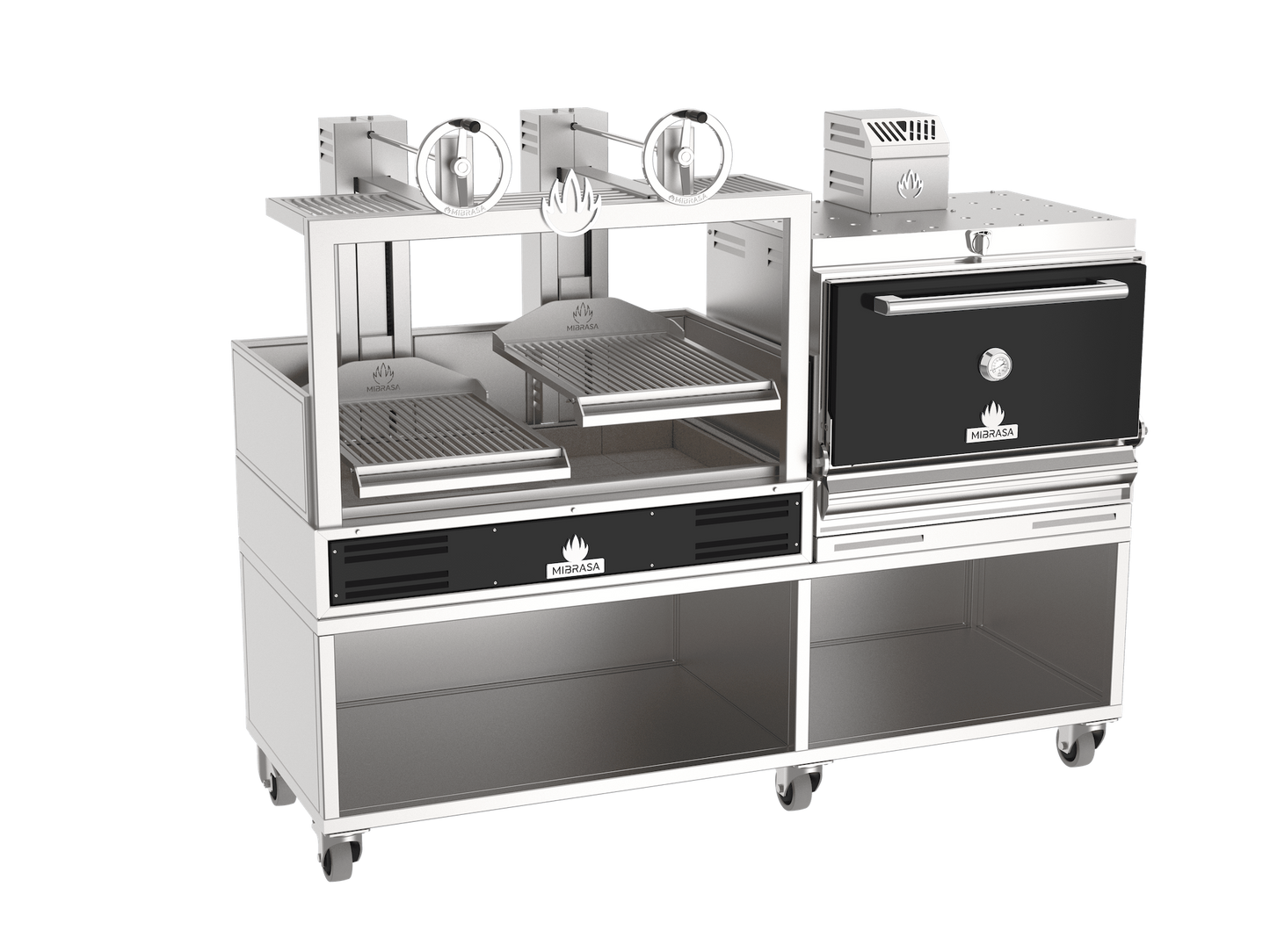 Duo Grill Ouvert Double + Four Compact