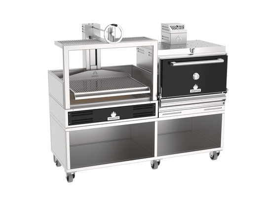 Duo Grill Ouvert Single + Four Compact