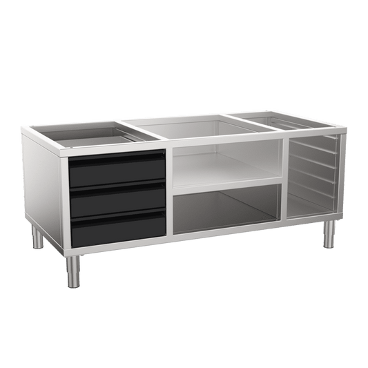 Meuble complet grill ouvert